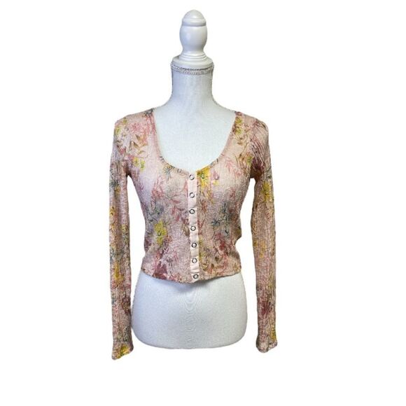 FREE PEOPLE Angelina Top in Light Combo “NWT” - Picture 4 of 5